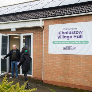 Quickline Q Hub Village Hall in Lincs