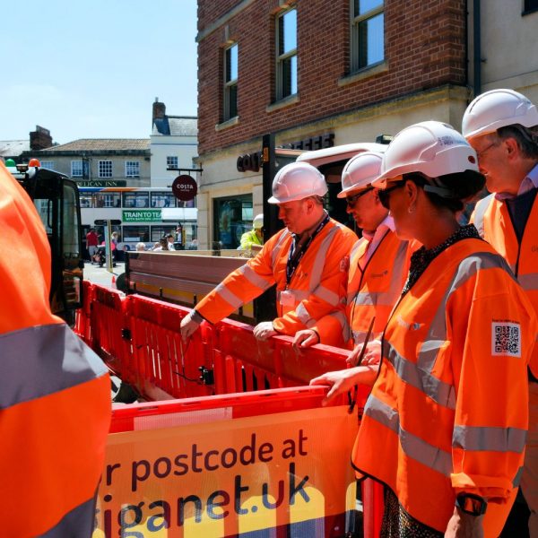 Giganet Engineers Overseeing Street FTTP Build 2023