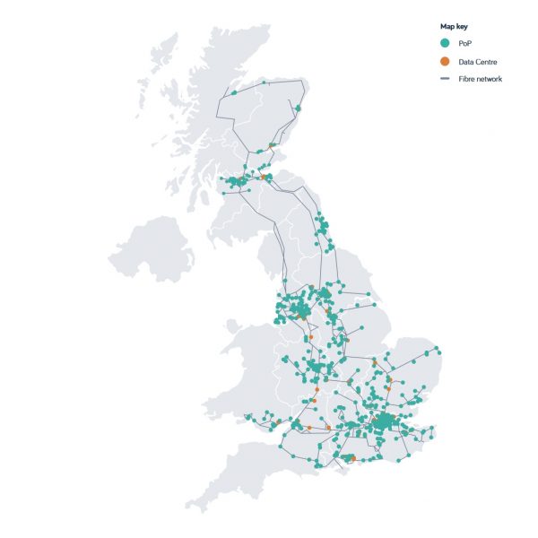 Neos Networks July 2023 UK Map