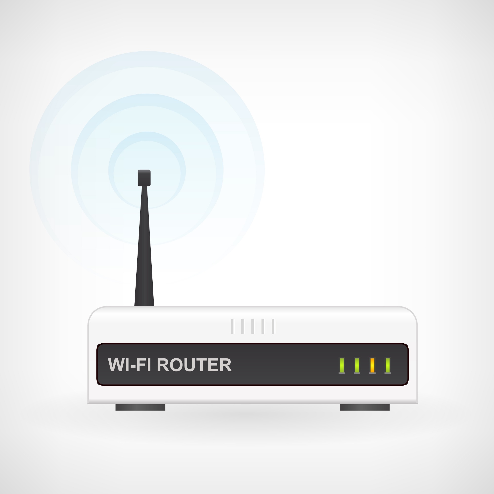 Web wawes wireless wifi router modem  icon
