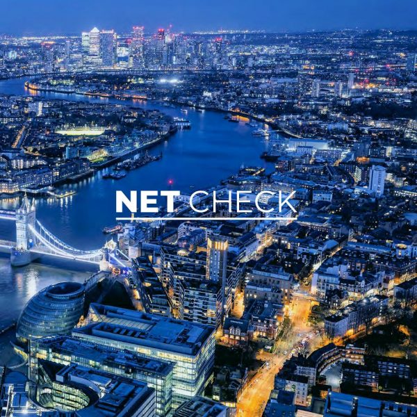 NET CHECK London City Image and Logo