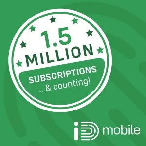 iD mobile 1.5 million subscriptions