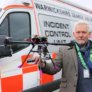 O2 5G Drones with mini mobile base station