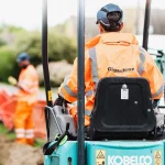 Gigaclear-engineer-at-work-on-mini-digger