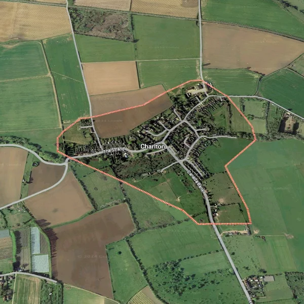 Charlton-Village-3D-Map-Worcs-UK