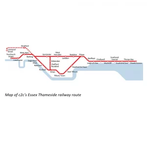 c2c Essex Thameside Railway Route PR 190324