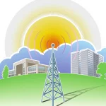 Wireless radio spectrum UK mast tower 123RF ID 13477202