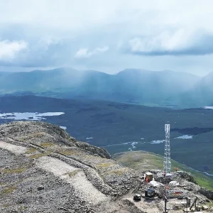 O2 SRN 4G Mobile Mast in Remote Glencoe Scotland UK PR 01072024