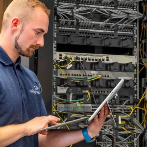 Wildanet-engineer-at-Cornwall-Airport PR 230724