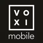 VOXI Mobile UK black on white text