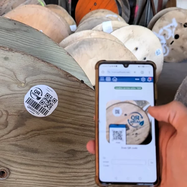ACOME-Cable-Drum-Waste-QR-Code-PR-150125