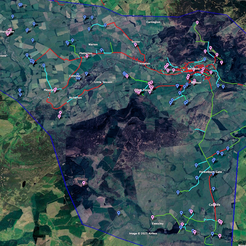 Alncom Prep £1.4m FTTP Broadband Build in Rothbury, Northumberland ...