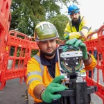 Openreach engineers building full fibre network in chamber