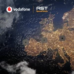 AST Space Mobile Satellites Over UK and Europe with Vodafone