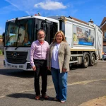 Tees Valley Bin Lorry on Street