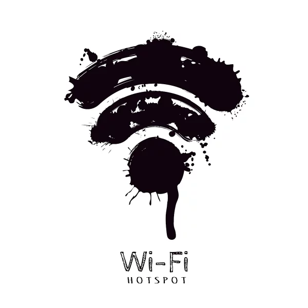 WiFi Hotspot Watercolour Image