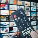 TV and UK video streaming with remote control by 123rf ID91109979
