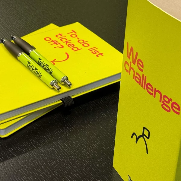 TalkTalk-brand-with-pens-and-paper