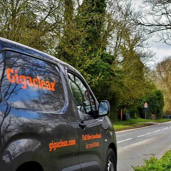 Gigaclear van close up