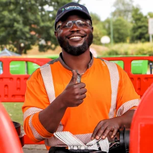Lightning Fibre engineer Freddie