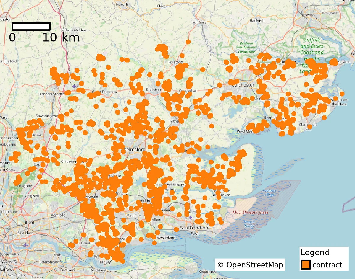 Openreach Call Off 5 Project Gigabit Broadband Contract Map