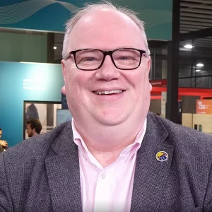 Neil McRae for Juniper Networks at MWC25 Barcelona