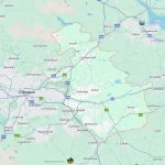 North Lanarkshire Google Maps Screenshot Outline