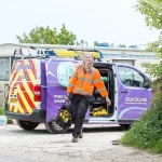 Quickline 2025 Female Engineer Walking