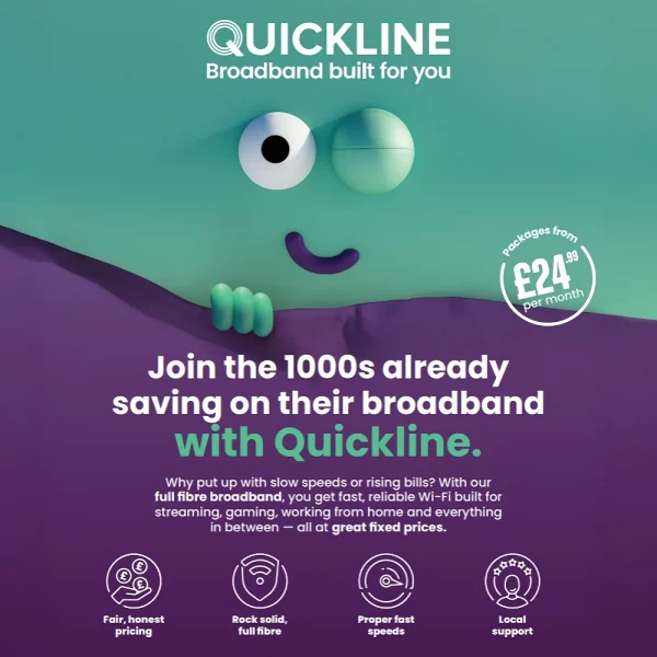 Quickline brand campaign 2026