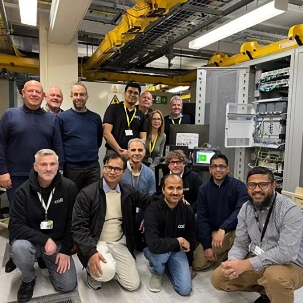 STL and Colt MCF Cable Trial Team in London UK