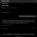 Starlink Grok AI Website Chatbot Example