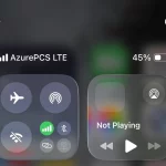 AzurePCS UK Mobile LTE 4G Connection on Smartphone