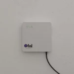 OFNL Broadband Optical Network Terminal on UK Wall