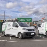 Openreach Van at Sainsburys Smart Charge Site