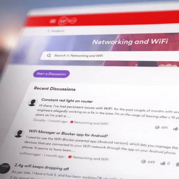 Virgin Media O2 UK Community Forum Screenshot by ISPreview 100326
