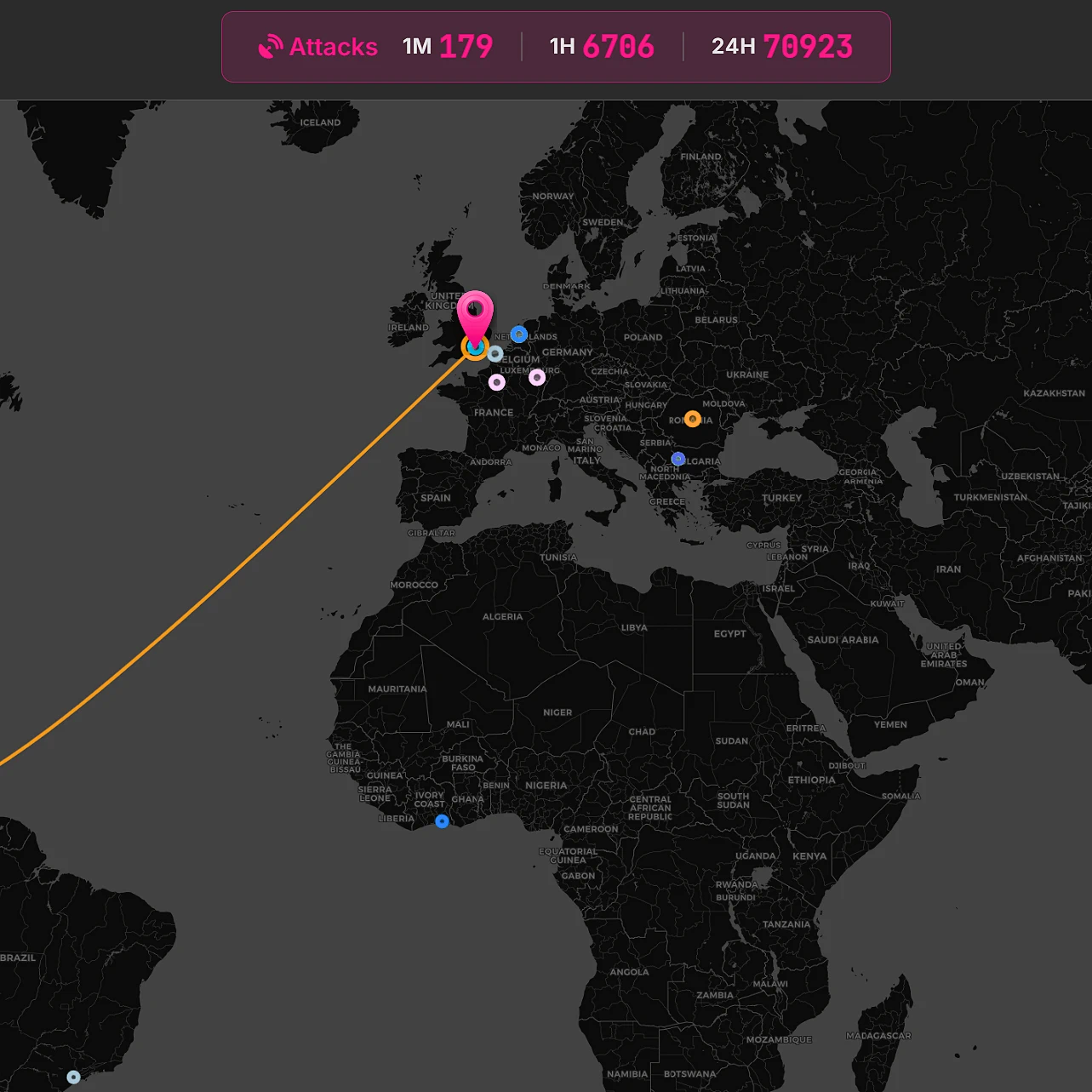 UK ISP Spitfire Network Services Launch Live Honeypot Internet Attack Map