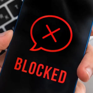 Blocked and censored internet content on Smartphone by 123RF ID185419411
