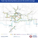 London TFL Tube Map for 4G and 5G Mobile Cover 2026