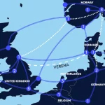 Verena Subsea Fibre Optic Cable Map
