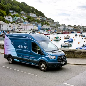 Wildanet broadband van in Looe