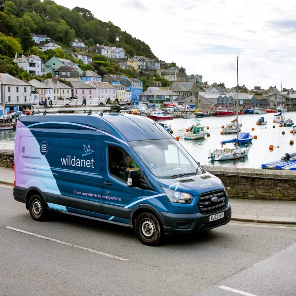 Wildanet broadband van in Looe