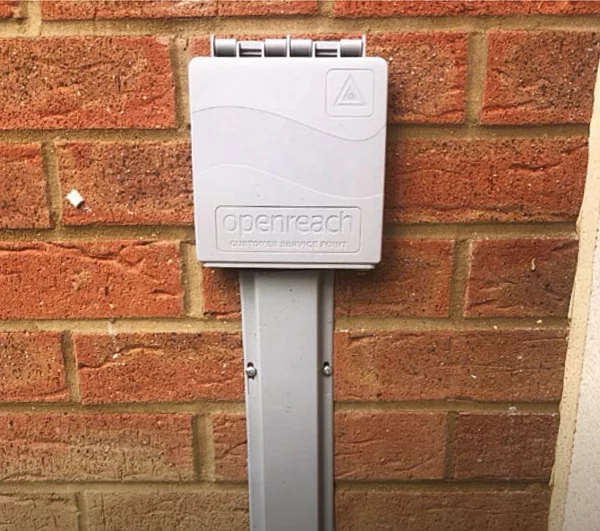 Openreach external wall box – Customer Service Point