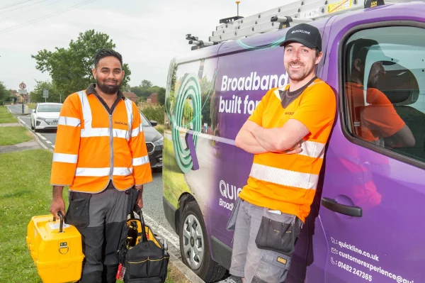 Quickline UK broadband engineers in Selby North Yorkshire