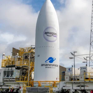 Amazon Leo on Ariane 6 rocket nose cone