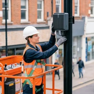 Freshwave outdoor 4g and 5g small cell on pole
