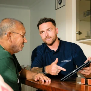 Openreach uk engineer using AI tool