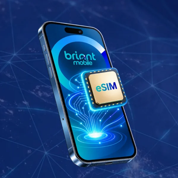 Briant broadband mobile service on Smartphone