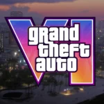 Grant Theft Auto VI on city background