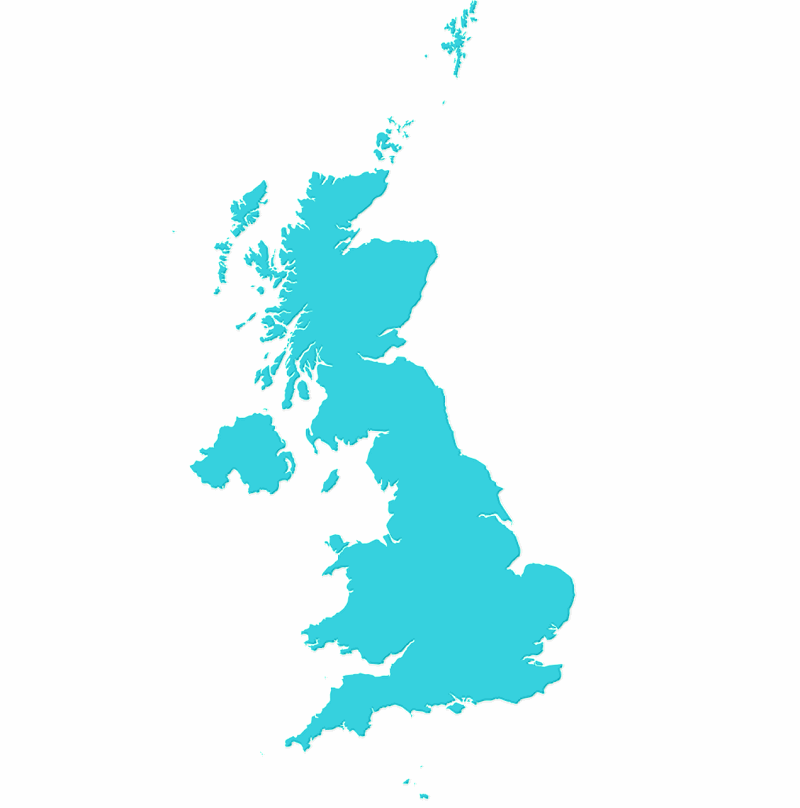uk map green broadband telecoms britain