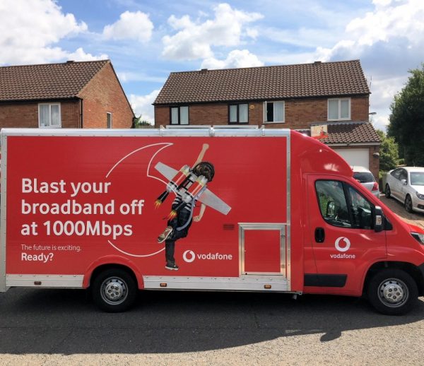 vodafone gigafast ftth broadband van